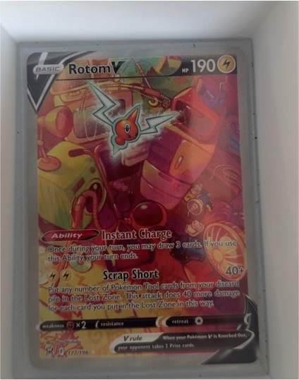 2022 Pokémon TCG Lost Origin #177 Rotom V — front