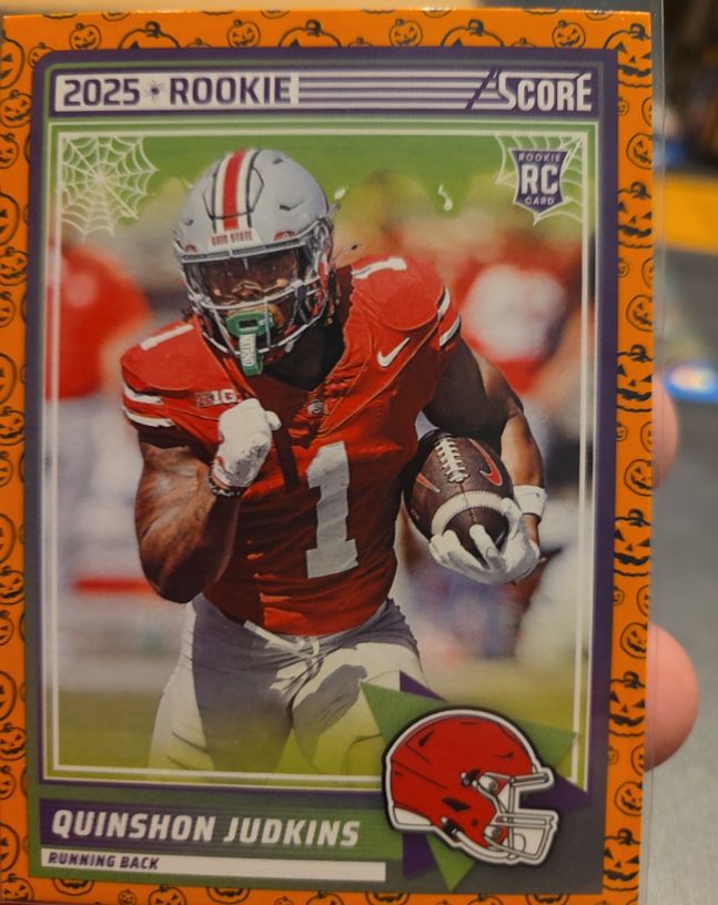 2025 Panini Score A Treat #38 Quinshon Judkins — front