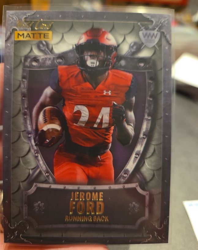 2022 Wild Card Matte Weekend Warrior #WW-24 Jerome Ford — front