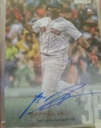 2020 Topps Update Series #US-1 Rafael Devers — front