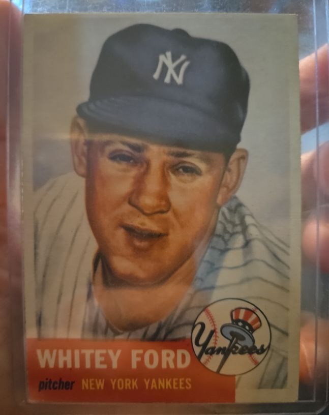 1953 Topps #207 Whitey Ford — front