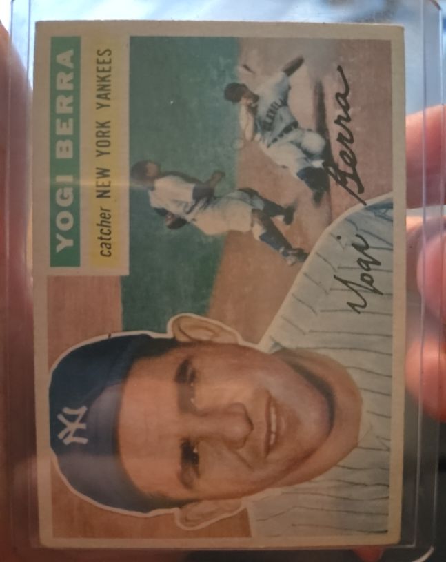 1956 Topps #110 Yogi Berra — front