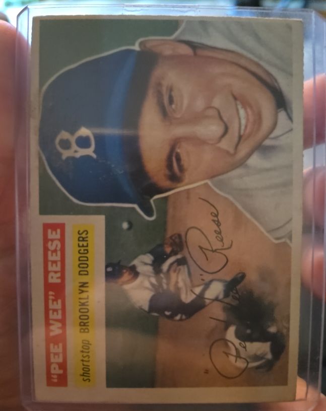1956 Topps #260 Pee Wee Reese — front