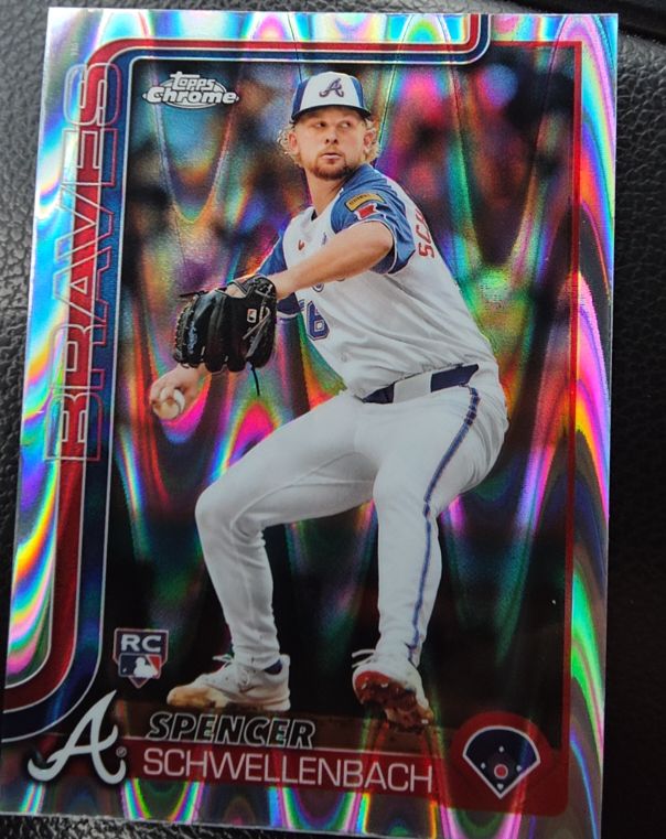 2025 Topps Chrome #203 Spencer Schwellenbach — front