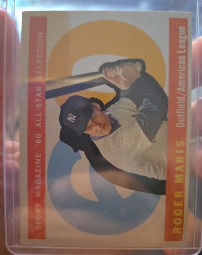 1960 Topps #565 Roger Maris All-Star — front