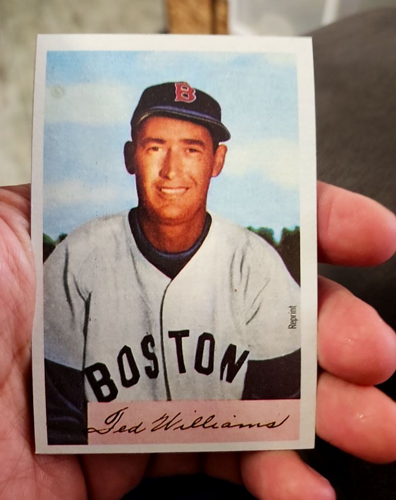 1989 Bowman #NNO Ted Williams 1954 Reprint — front