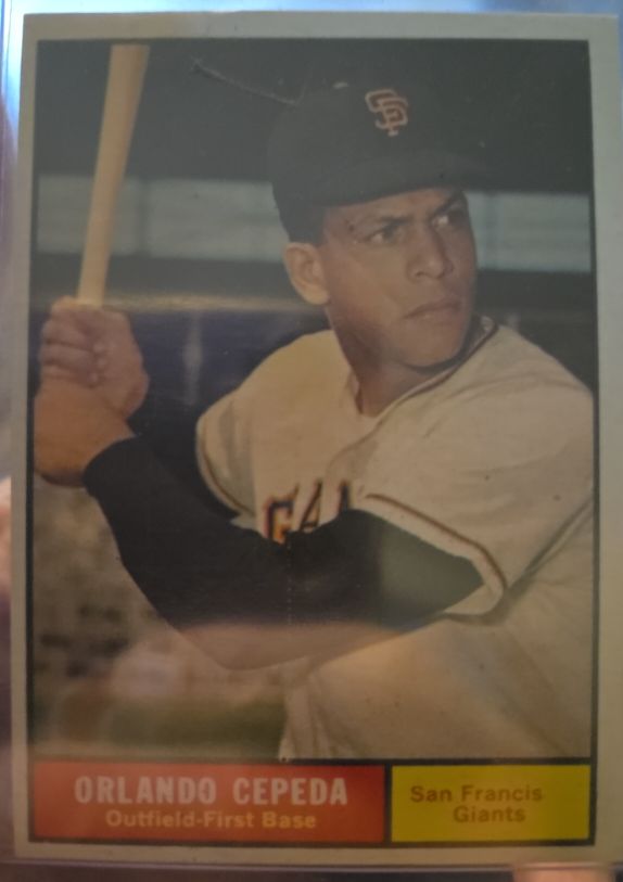 1961 Topps #435 Orlando Cepeda — front