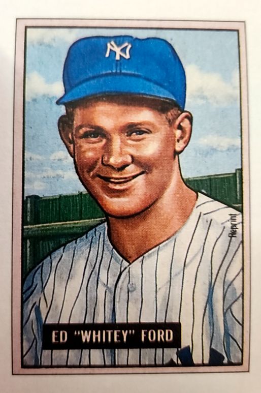 1989 Bowman Reprint Sweepstakes #NNO Ed "Whitey" Ford — front