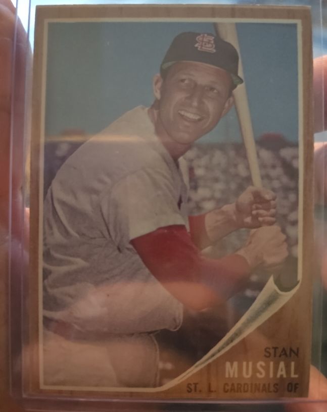 1962 Topps #50 Stan Musial — front