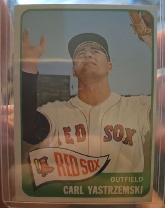 1965 Topps #385 Carl Yastrzemski — front