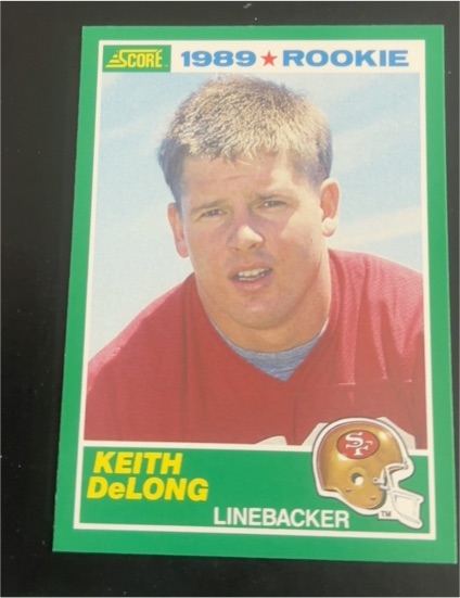 1989 Score #260 Keith DeLong — front