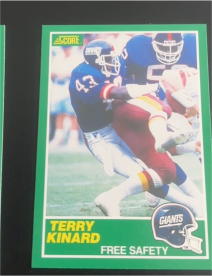 1989 Score #237 Terry Kinard — front