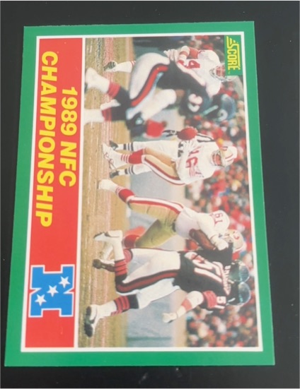 1989 Score #274 1989 NFC Championship Joe Montana — front