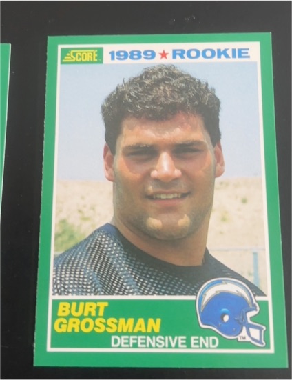 1989 Score #252 Burt Grossman — front
