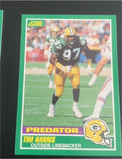 1989 Score #324 Tim Harris — front