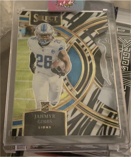 2023 Panini Select Premier Level #198 Jahmyr Gibbs — front