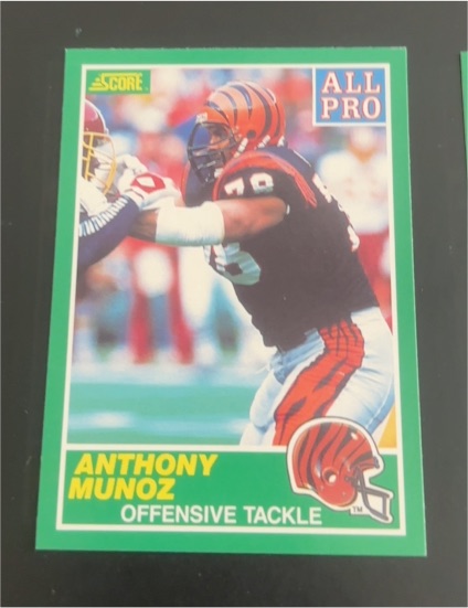 1989 Score #309 Anthony Munoz — front