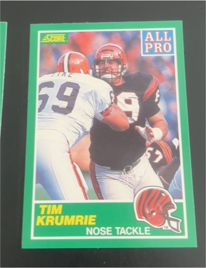 1989 Score All Pro #308 Tim Krumrie — front