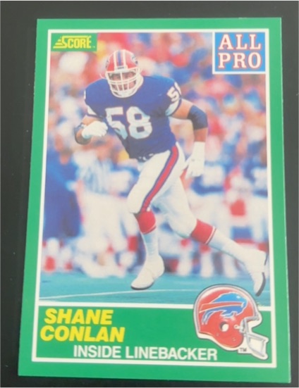 1989 Score #304 Shane Conlan — front
