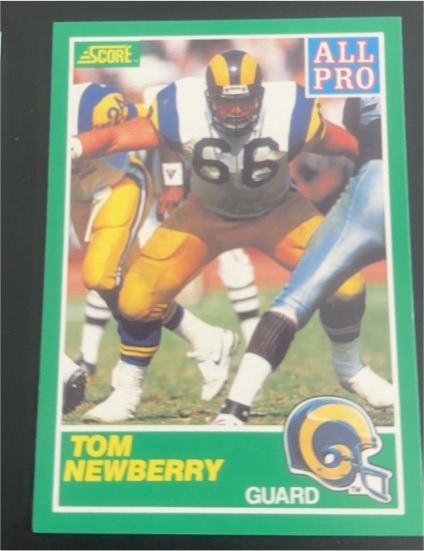 1989 Score #302 Tom Newberry — front
