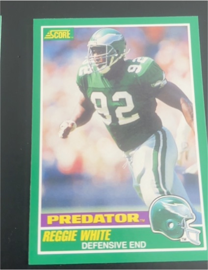 1989 Score Predator #321 Reggie White — front
