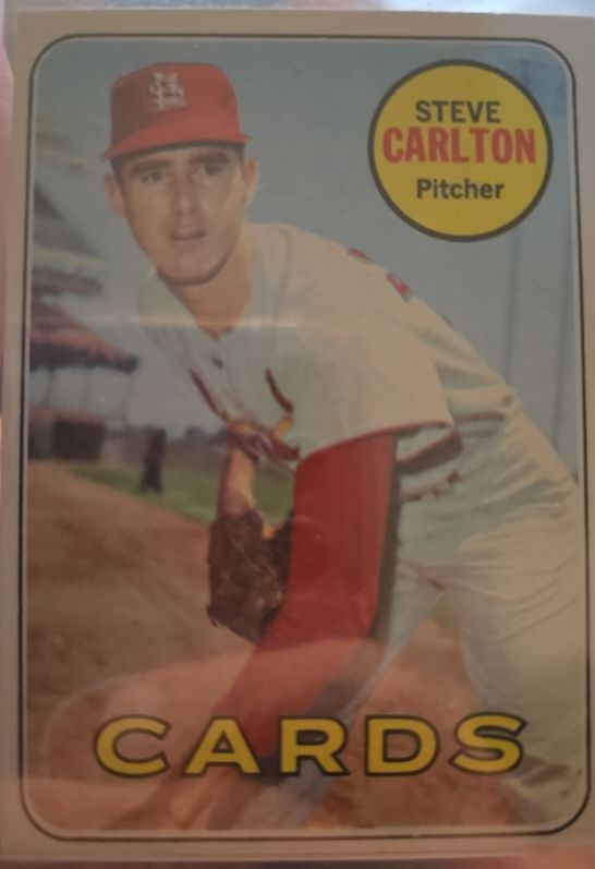 1969 Topps #255 Steve Carlton — front