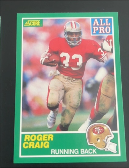 1989 Score #297 Roger Craig All Pro — front