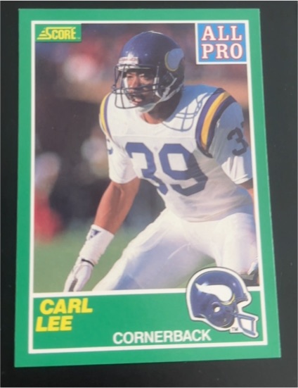 1989 Score #289 Carl Lee — front