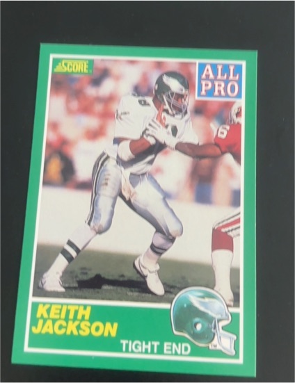 1989 Score #293 Keith Jackson — front