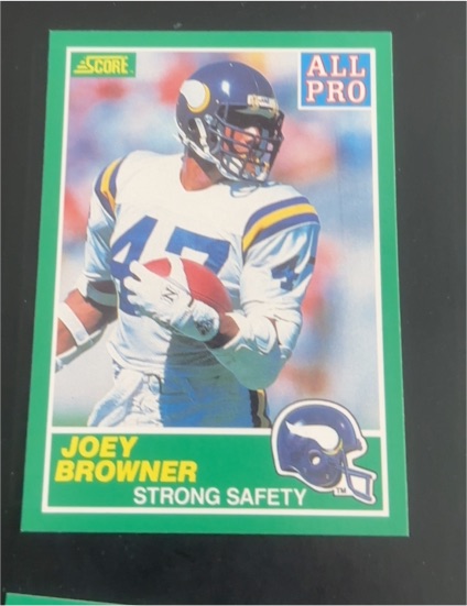 1989 Score All Pro #287 Joey Browner — front
