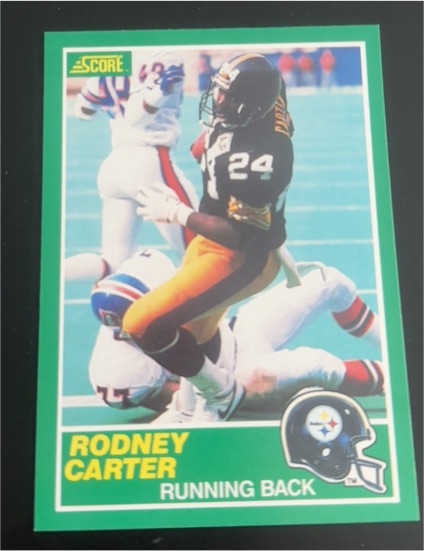 1989 Score #276 Rodney Carter — front
