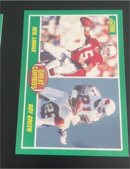 1989 Score #280 Neil Lomax / Roy Green — front