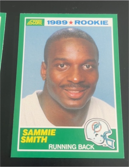 1989 Score #262 Sammie Smith — front