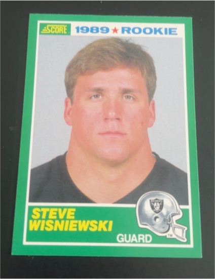 1989 Score #254 Steve Wisniewski — front