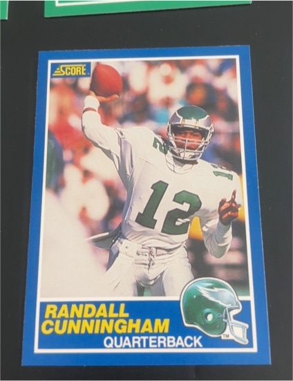 1989 Score #75 Randall Cunningham — front