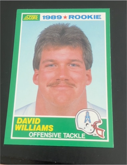 1989 Score #249 David Williams — front