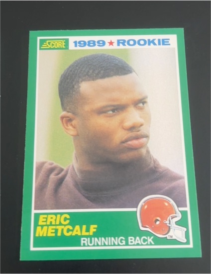 1989 Score #259 Eric Metcalf Rookie — front
