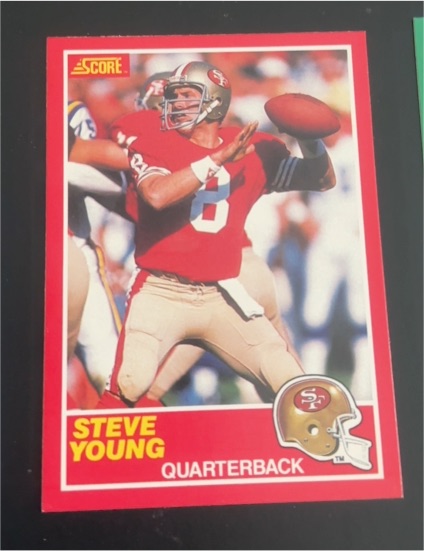 1989 Score #212 Steve Young — front