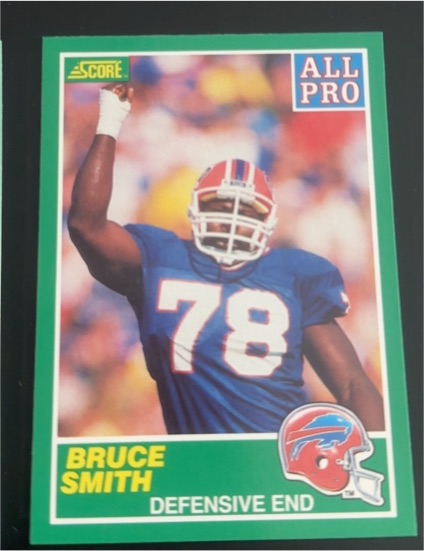 1989 Score #307 Bruce Smith — front