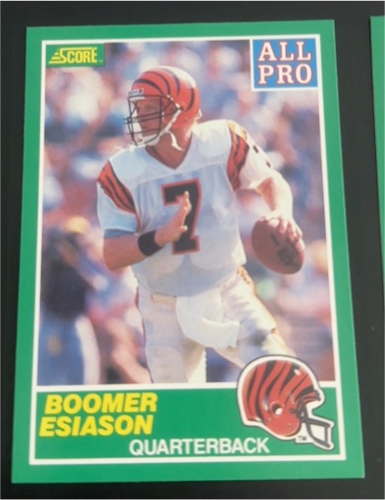 1989 Score All Pro #298 Boomer Esiason — front
