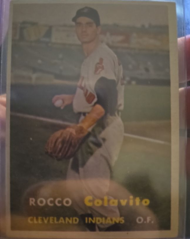 1957 Topps #212 Rocco Colavito — front