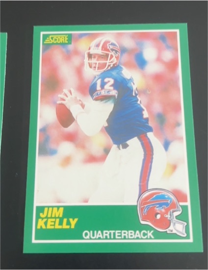 1989 Score #223 Jim Kelly — front