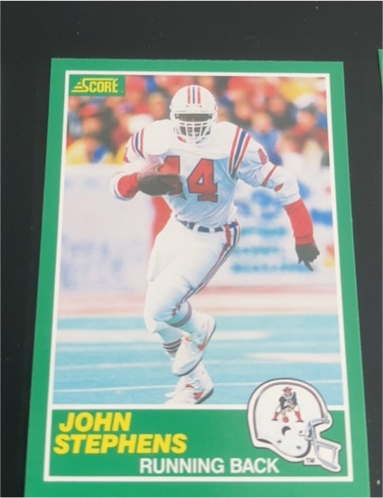 1989 Score #236 John Stephens RC — front