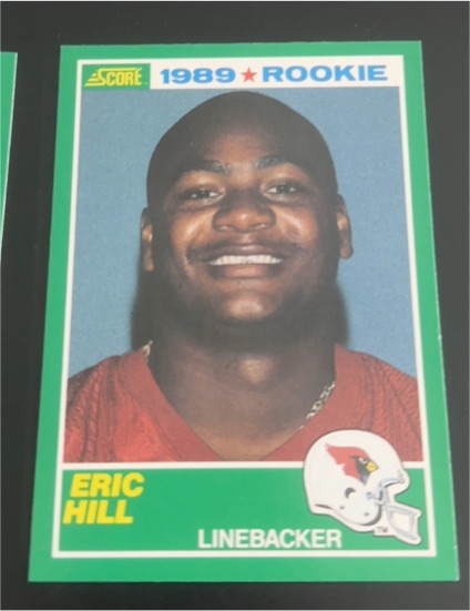 1989 Score #251 Eric Hill — front