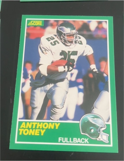 1989 Score #240 Anthony Toney — front