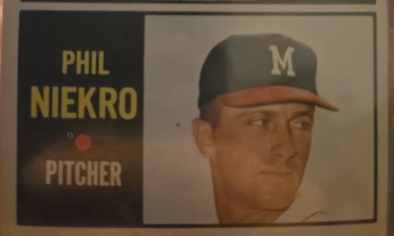 1964 Topps #312 Phil Niekro — front