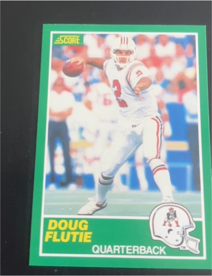 1989 Score #243 Doug Flutie — front