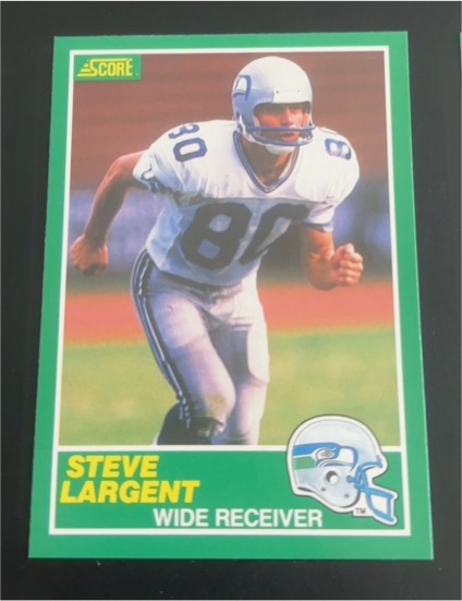 1989 Score #225 Steve Largent — front