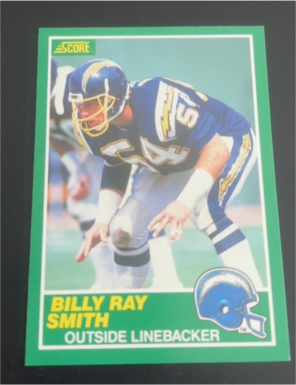 1989 Score #222 Billy Ray Smith — front