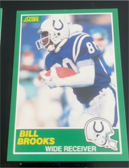 1989 Score #228 Bill Brooks — front